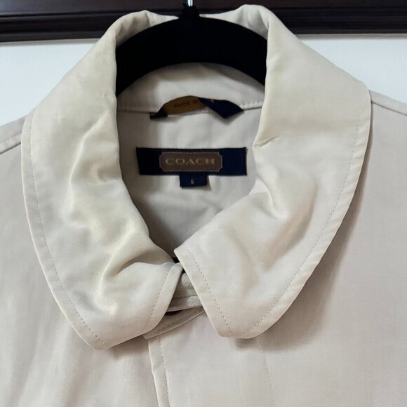 Coach Cream trench jacket - Picture 2 of 2